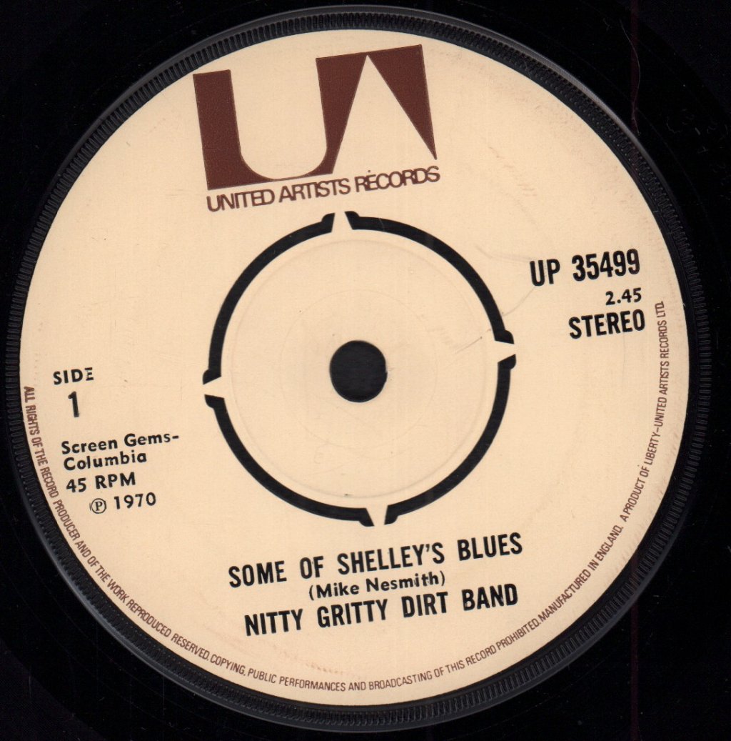 NITTY GRITTY DIRT BAND - Some of Shelley's Blues - 7inch (SP)