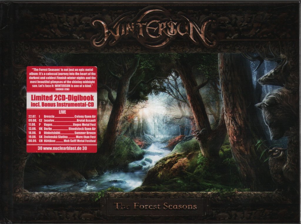 The forest seasons de Wintersun, CD chez techtone11 - Ref:118891768
