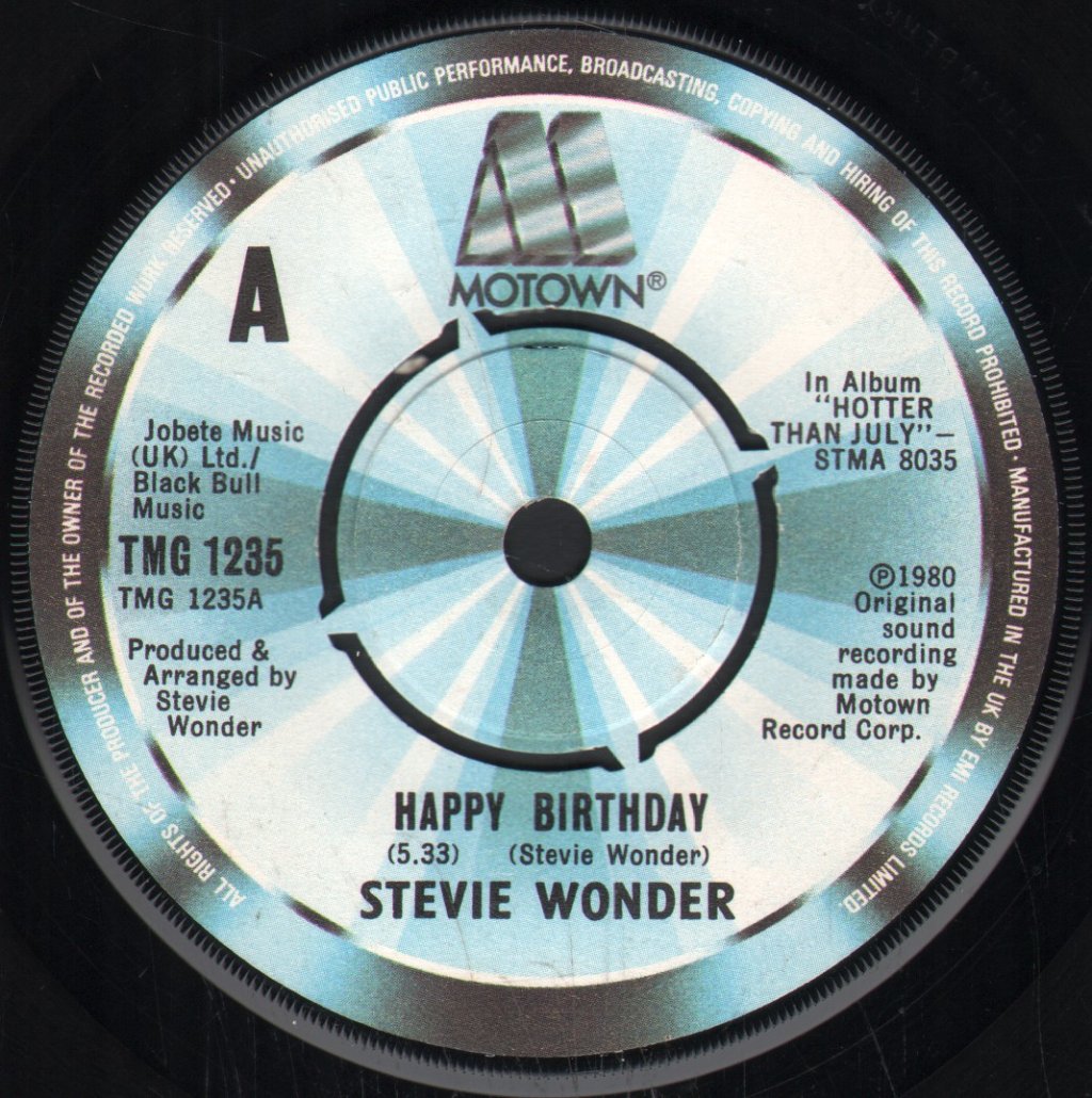 is stevie wonders happy birthday song copyrighted