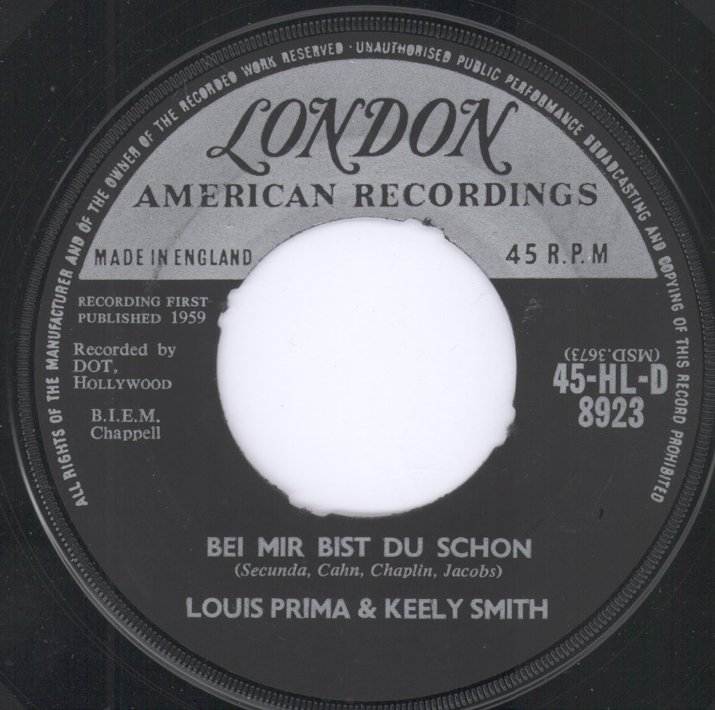 Prima, Louis (+ Keely Smith) / I'm Confessin' (That I Love You), Dot  45-15978, Single, 7 Vinyl